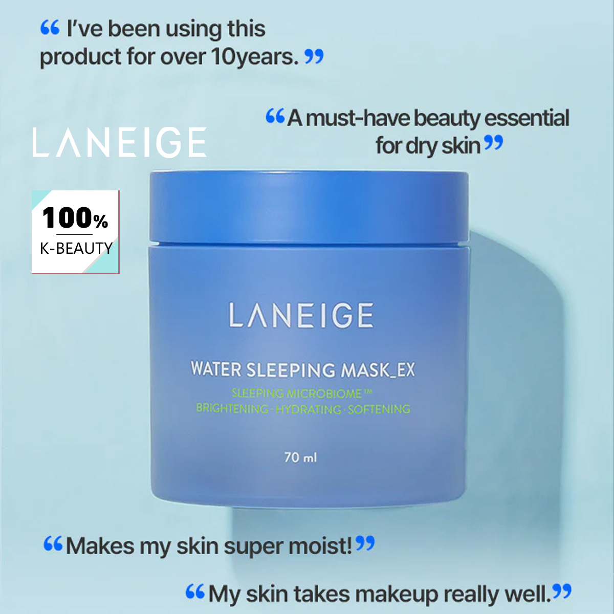 LANEIGE Water Sleeping Mask 70 - огляд і ціна Luxury Skincare Fridge