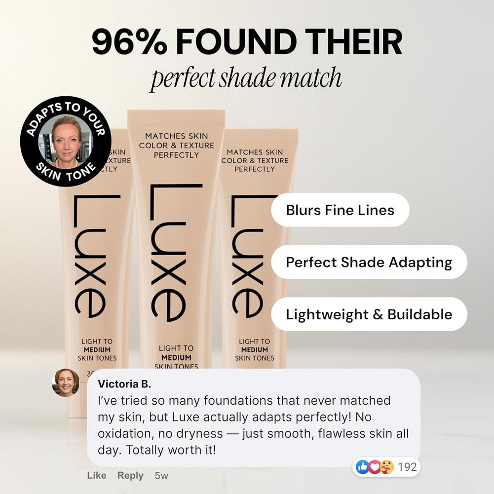Color Changing Foundation Luxu - огляд і ціна Luxury Natural Skincare